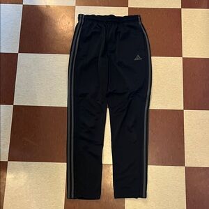 Adidas Black and Gray Athletic Pants